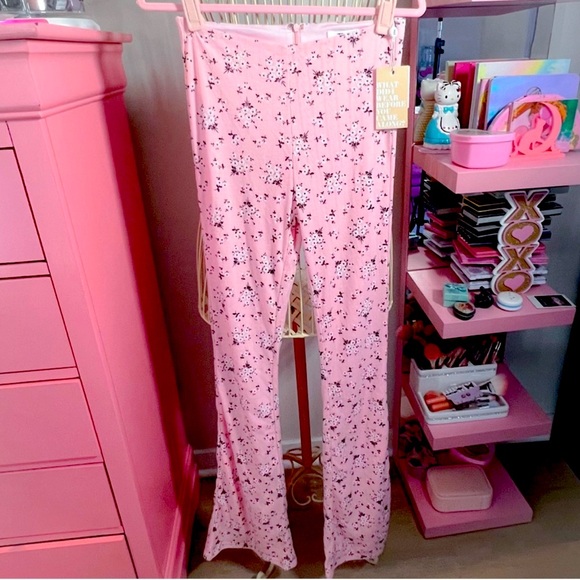 Tiger Mist Floral Y2K Pants - Picture 1 of 4